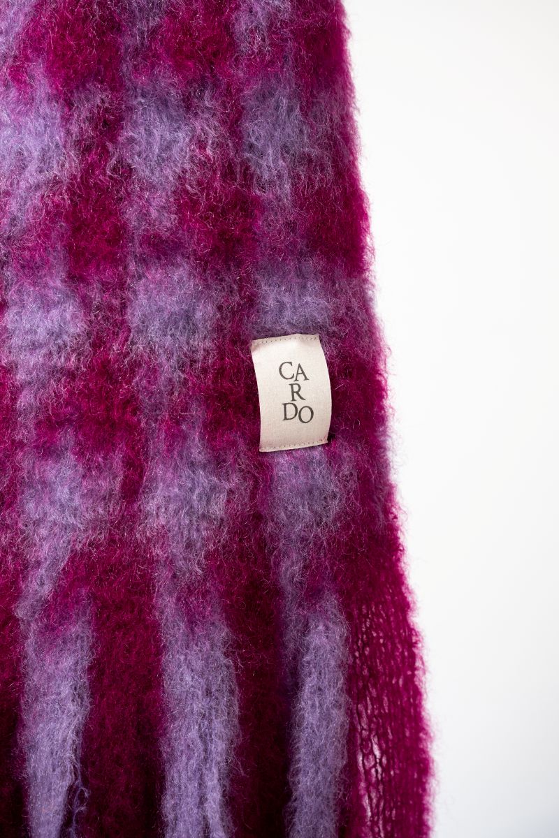 Pink Chess Maxi Scarf
